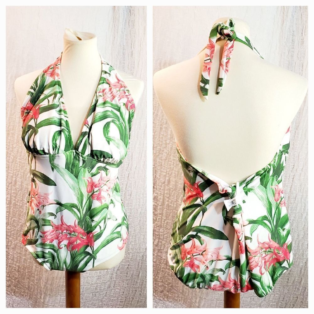 Catalina Floral Print One Piece Swimsuit Size 3X (22W/24W)